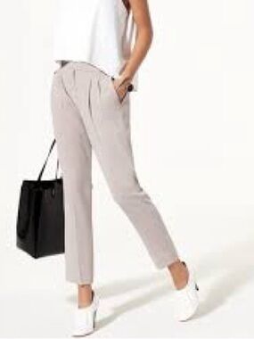 Babaton Cohen Tailored Slim Tapered Grazer Ankle Pants Sz 4 NWT